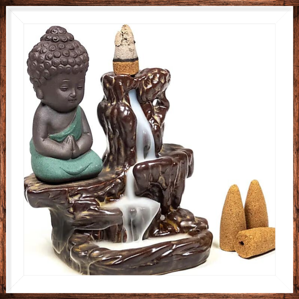 Porte encens backflow petit boudha