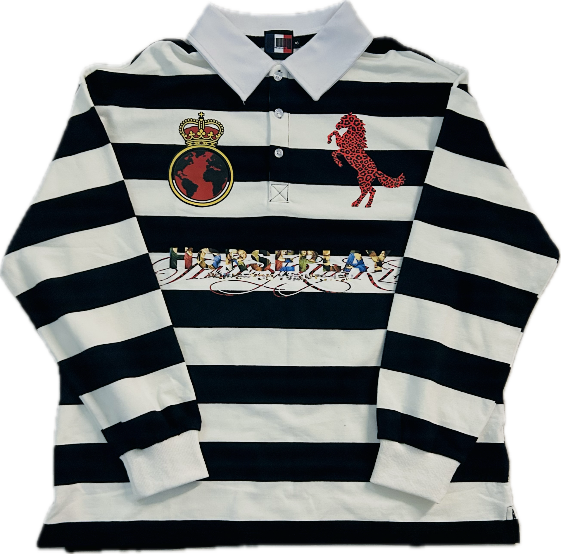 Striped Horseplay Polo