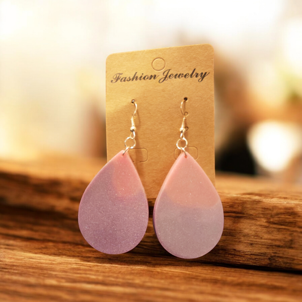 Boucles d'oreilles forme de gouttes