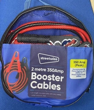 Streetwize - 2m/350amp Booster Cables