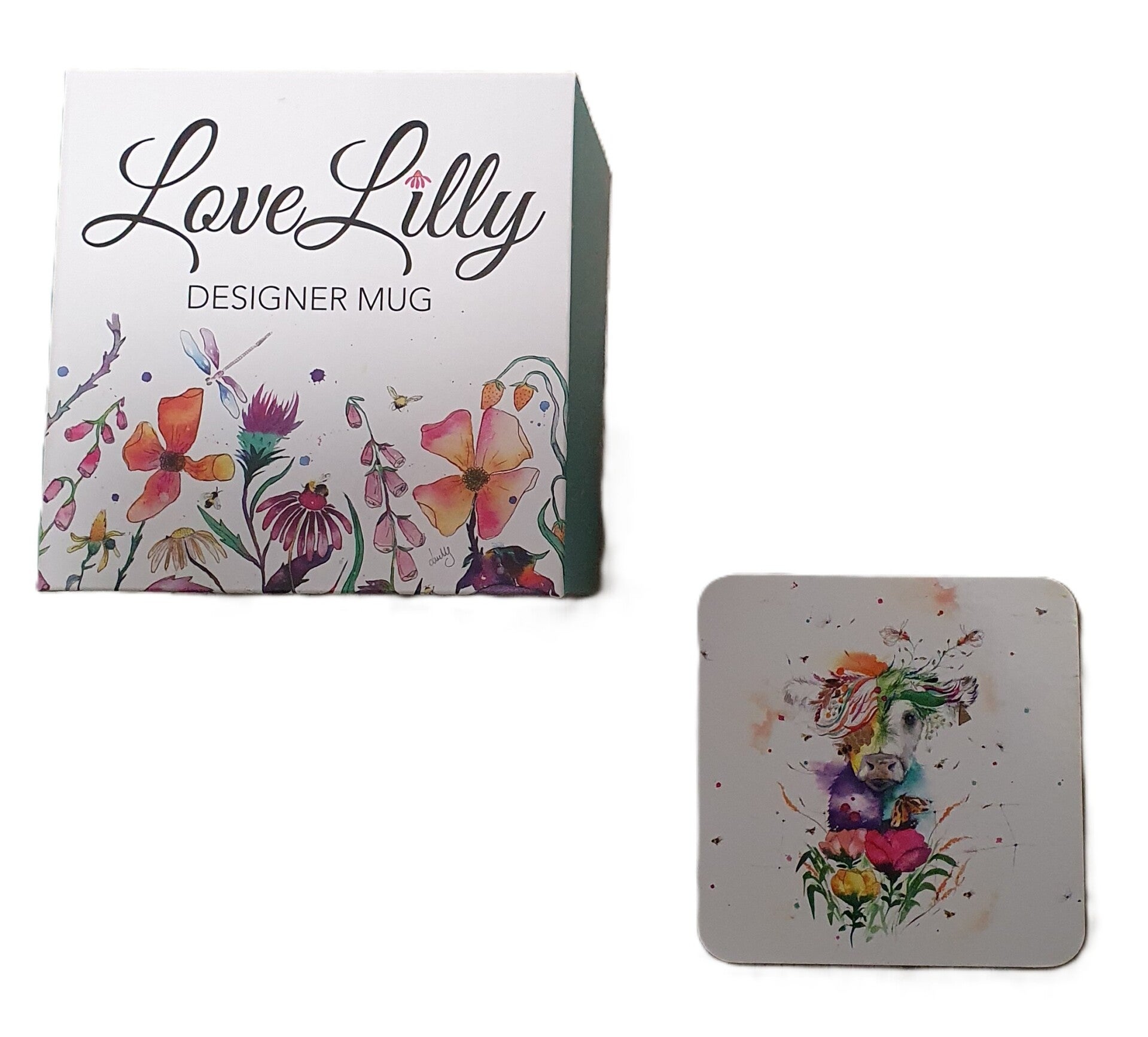 LoveLilly Designer Coaster -  Cow