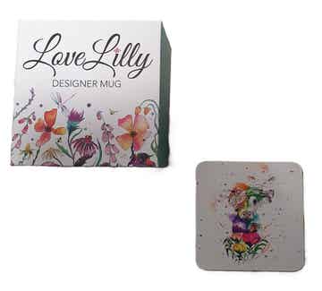 LoveLilly Designer Coaster -  Cow