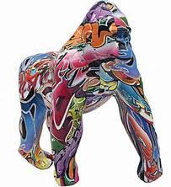 Graffiti Art - Crawling Gorilla