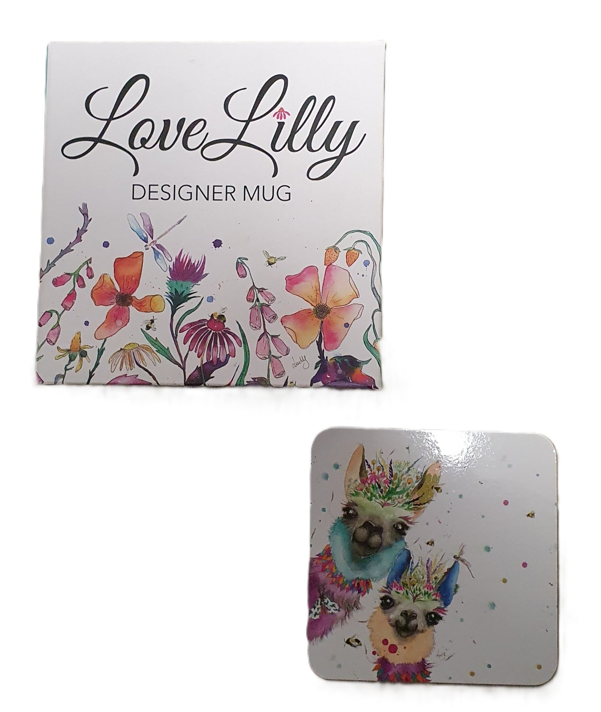 LoveLilly Designer Coaster -  Llamas