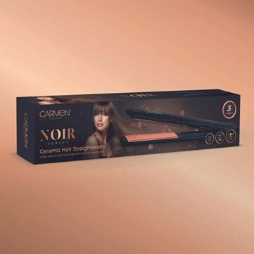 Carmen - NOIR Series - Ceramic Hair Straighteners