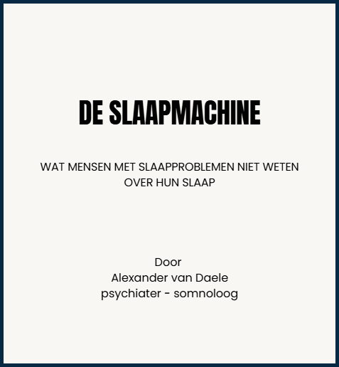 Cover van het e-book De Slaapmachine van Alexander van Daele