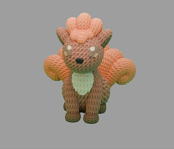 Figurine style crochet – Flame Fox Edition