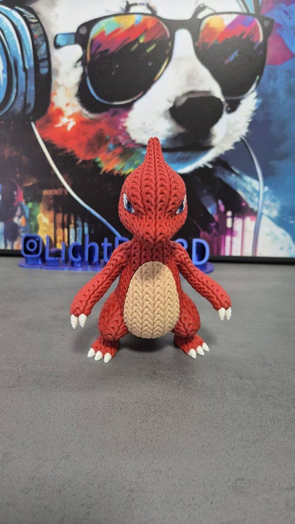 Figurine style crochet – Flame Warrior Edition