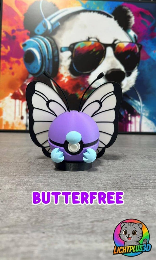 Papilusion / Butterfree Pokéball 3D