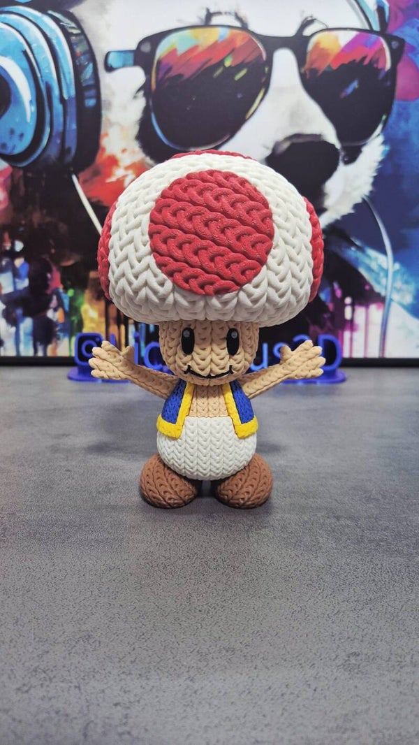 Figurine style crochet – Little Mushroom Hero Edition