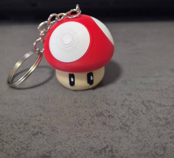 Champignons Power – Porte-clés Inspiré de Super Mario
