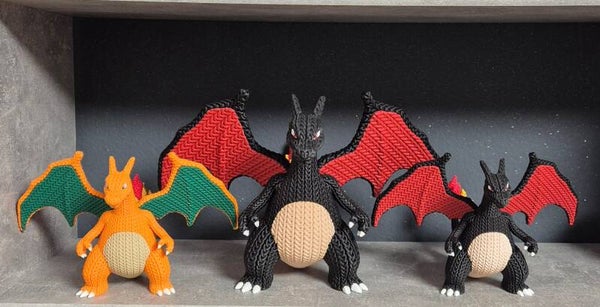 Figurine style crochet – Black Dragon Edition