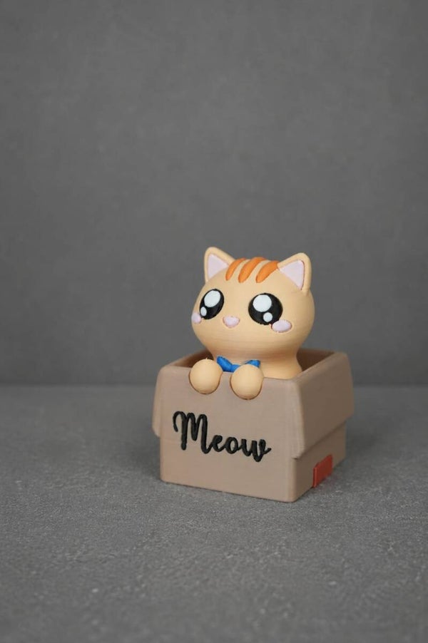 🐱📦🖱️ Porte-clés Clicker – Curious Kitten Edition