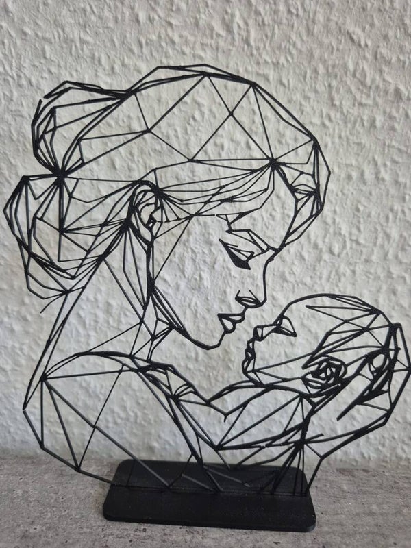 Décoration murale -Maman et bébé