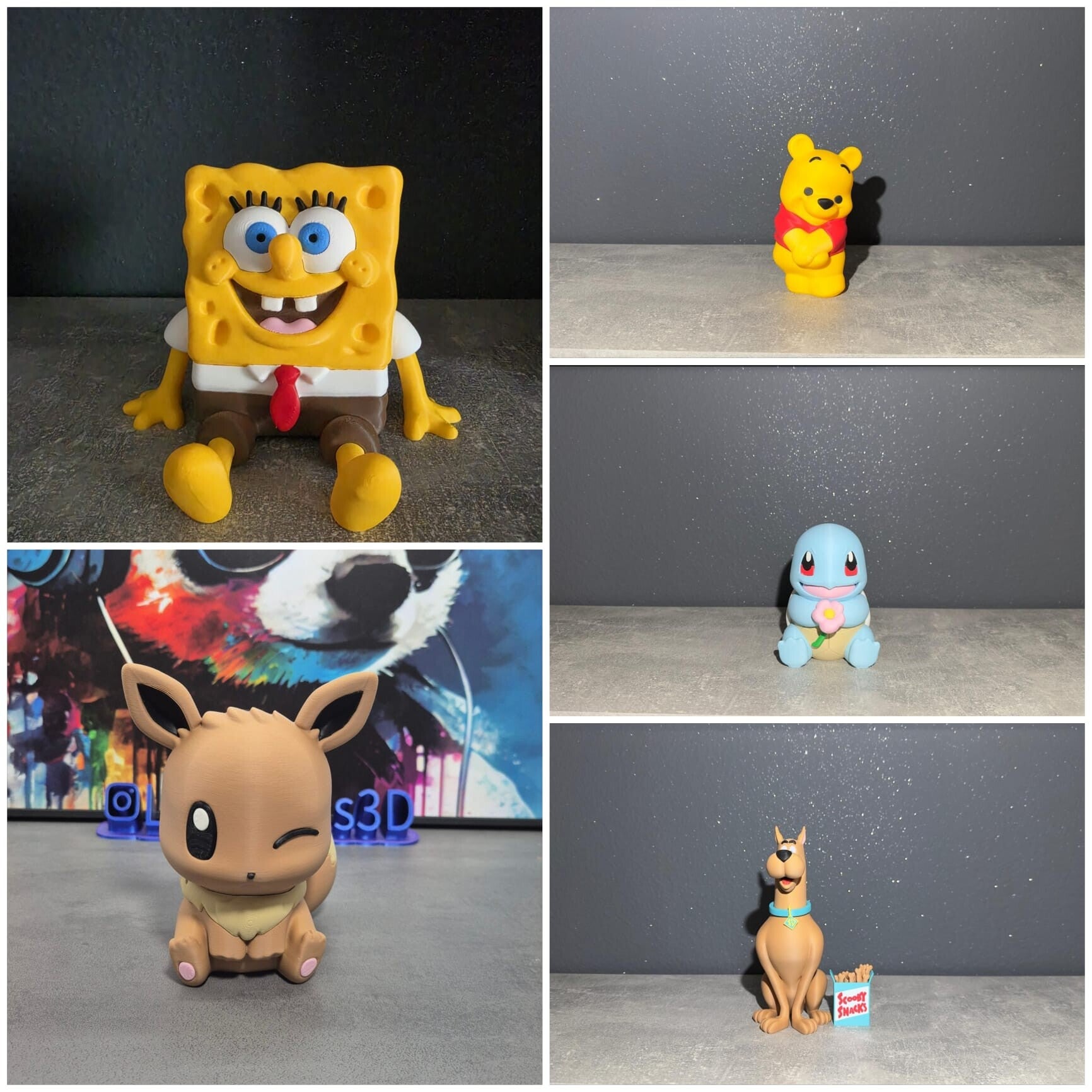 🎨✨ Figurines Collection en 3D