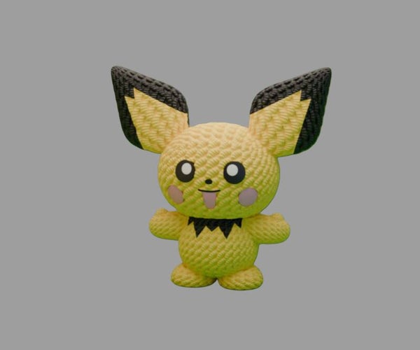Figurine style crochet – Little Thunder Mouse Edition