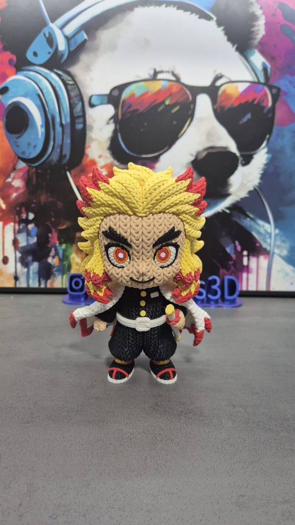 Figurine style crochet – Flame Guardian Edition
