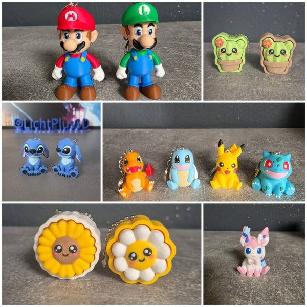 Porte-clés 3D pour tous les styles