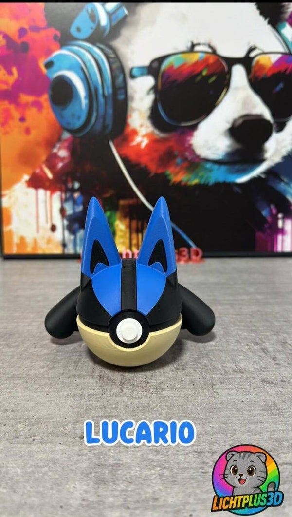 Lucario Pokéball 3D