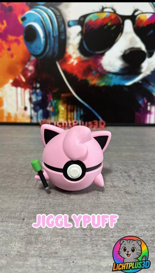 Jigglypuff Pokéball 3D