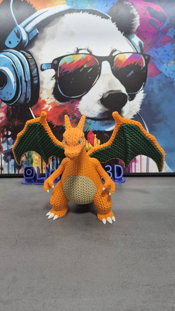 Figurine style crochet – Fire Dragon Edition