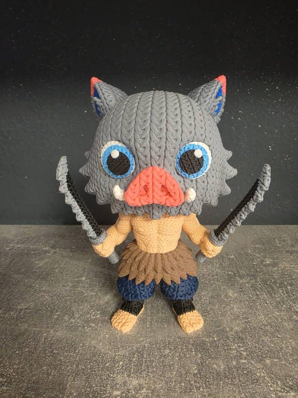 Figurine style crochet – Wild Boar Warrior Edition