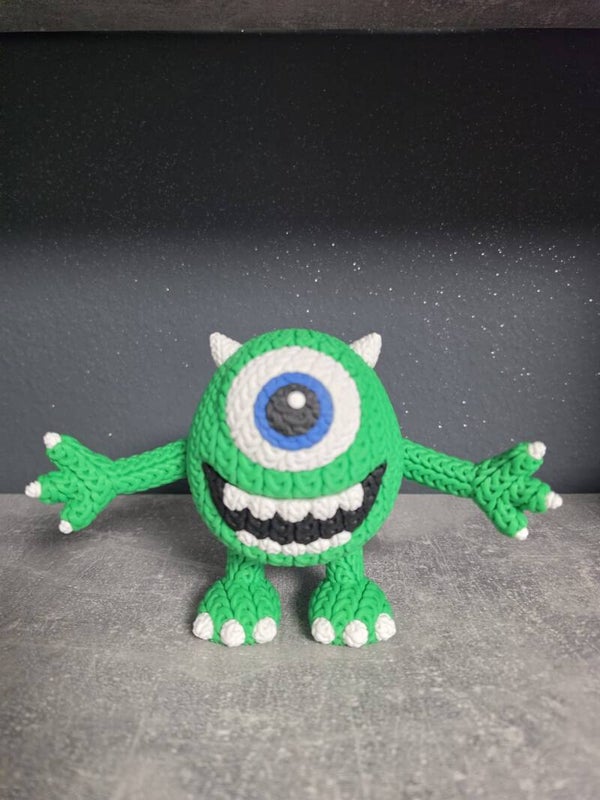 Figurine style crochet – Little Green Monster Edition