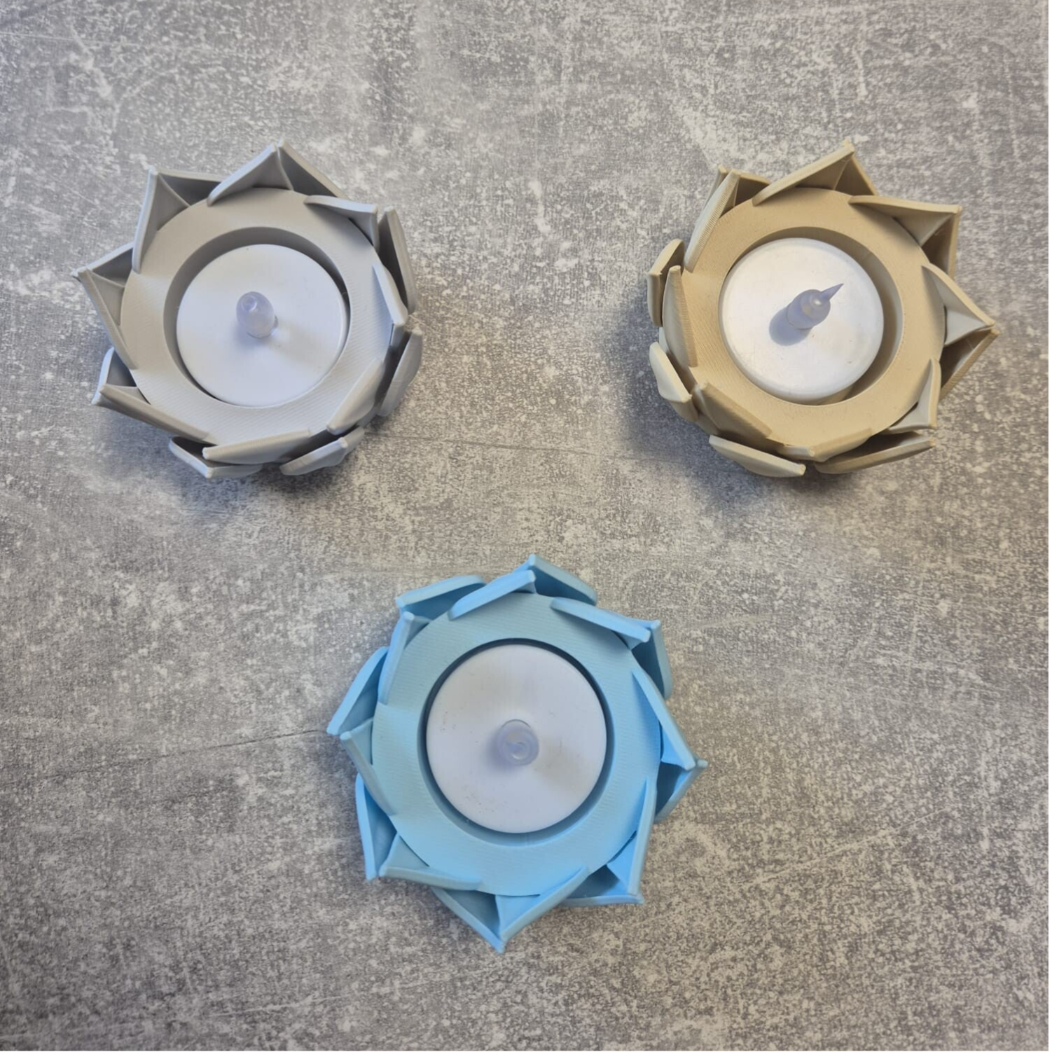 Porte‑bougie Lotus – Lumière & Sérénité