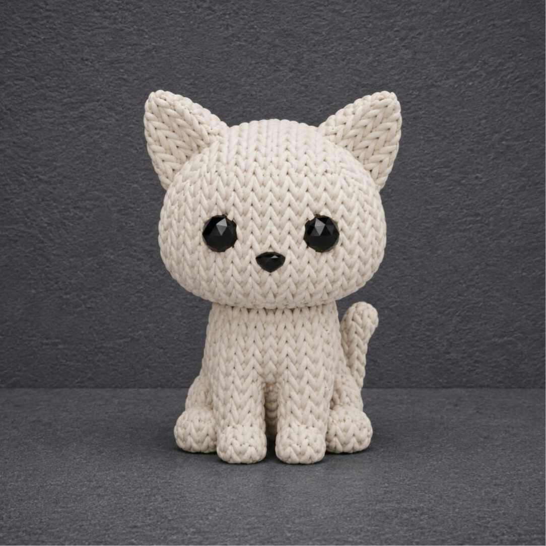 🐱 Figurine style crochet – Cat Edition