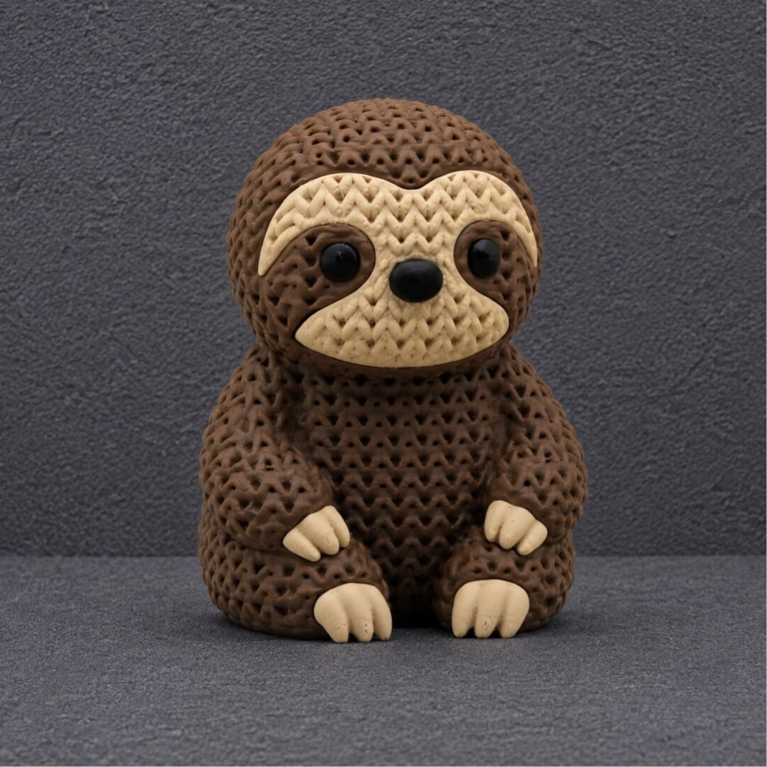 🦥 Figurine style crochet – Sloth Edition