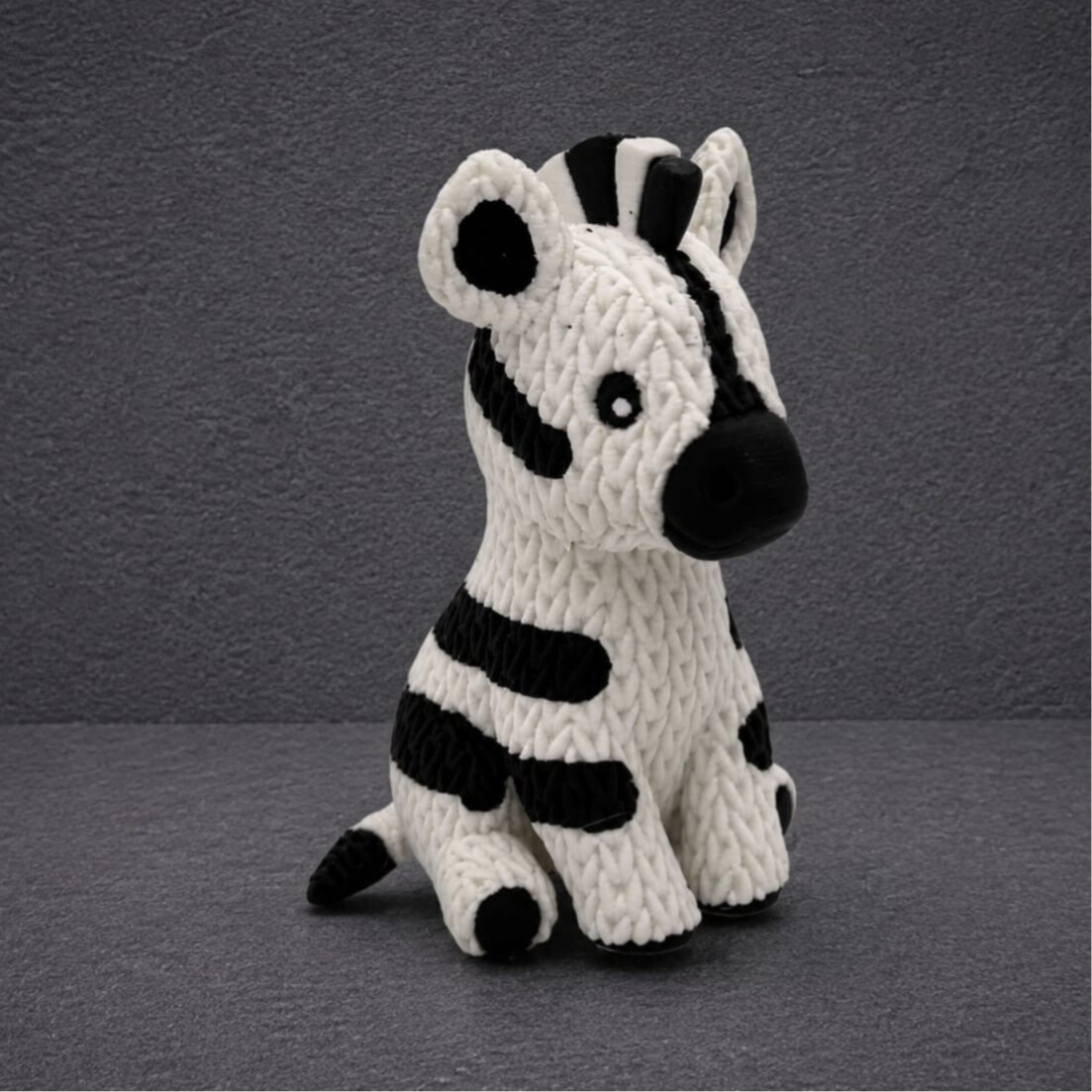 Figurine style crochet – Zebra Edition