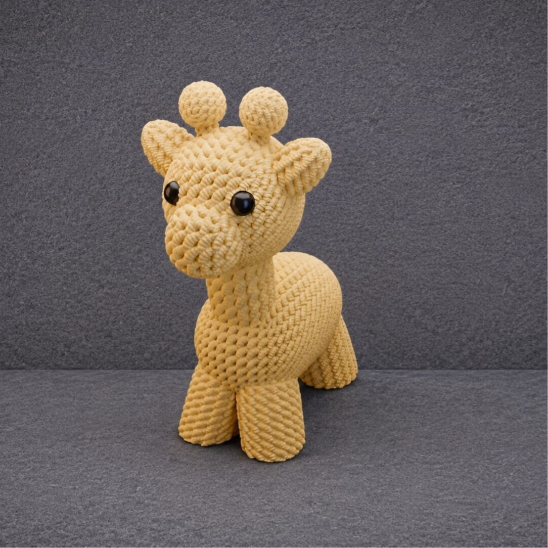 🦒 Figurine style crochet – Giraffe Edition