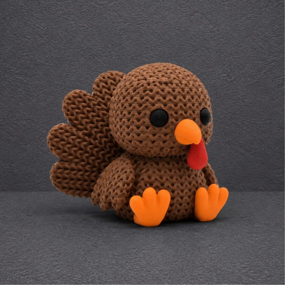 🦃 Figurine style crochet – Turkey Edition