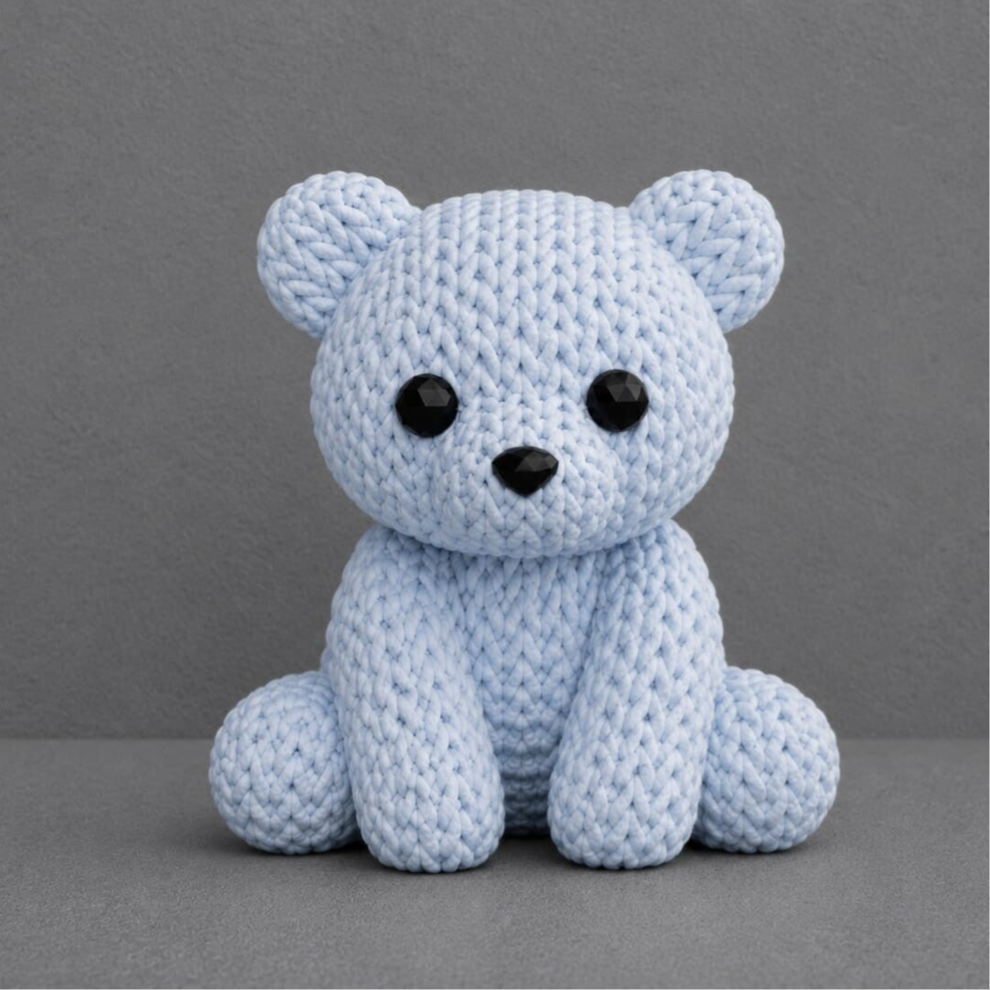 🐻‍❄️ Figurine style crochet – Polar Bear Edition