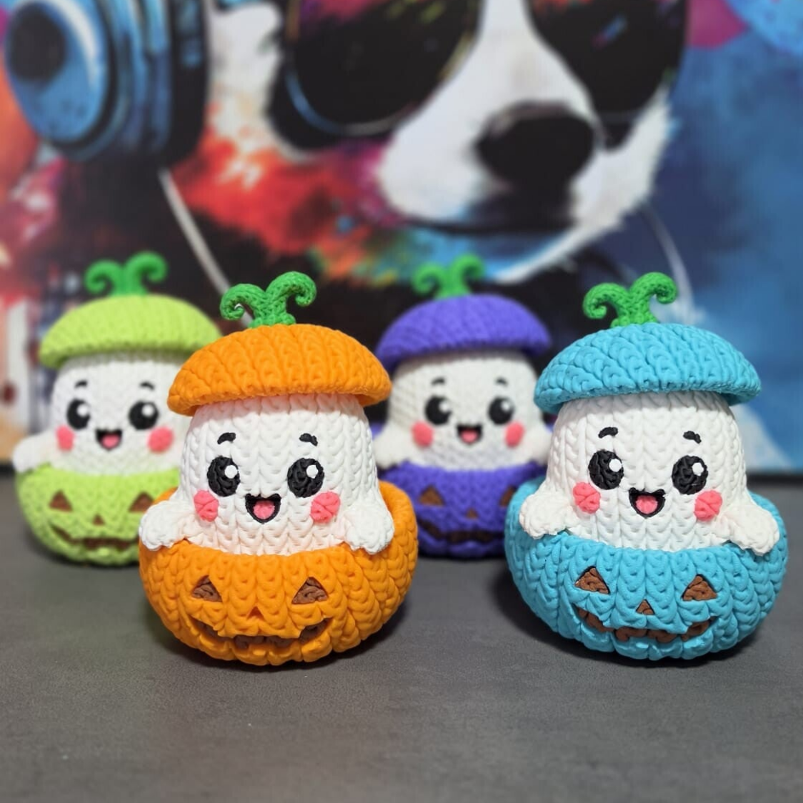 🎃👻 Figurine Fantôme Halloween – Effet Crochet