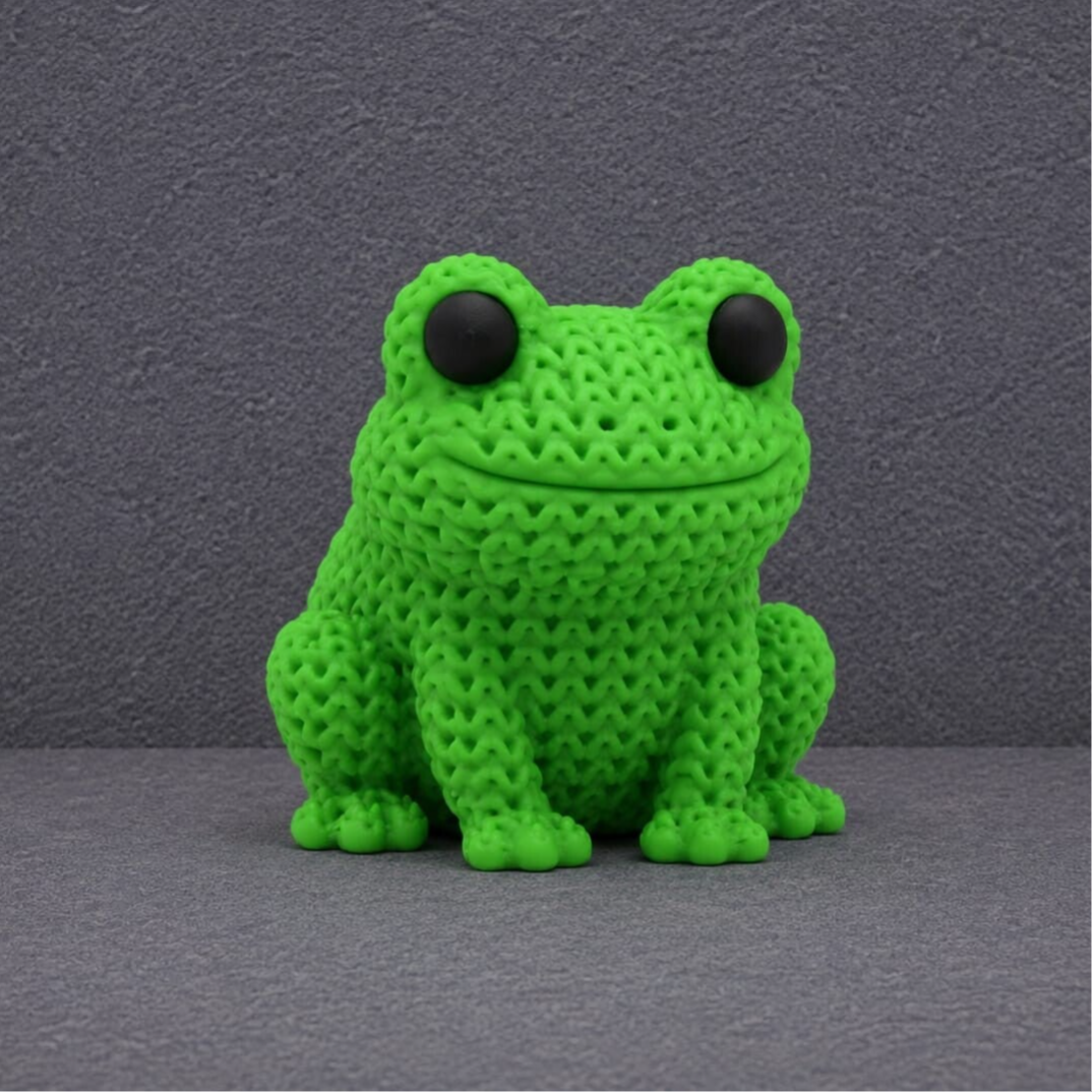 🐸 Figurine style crochet – Frog Edition