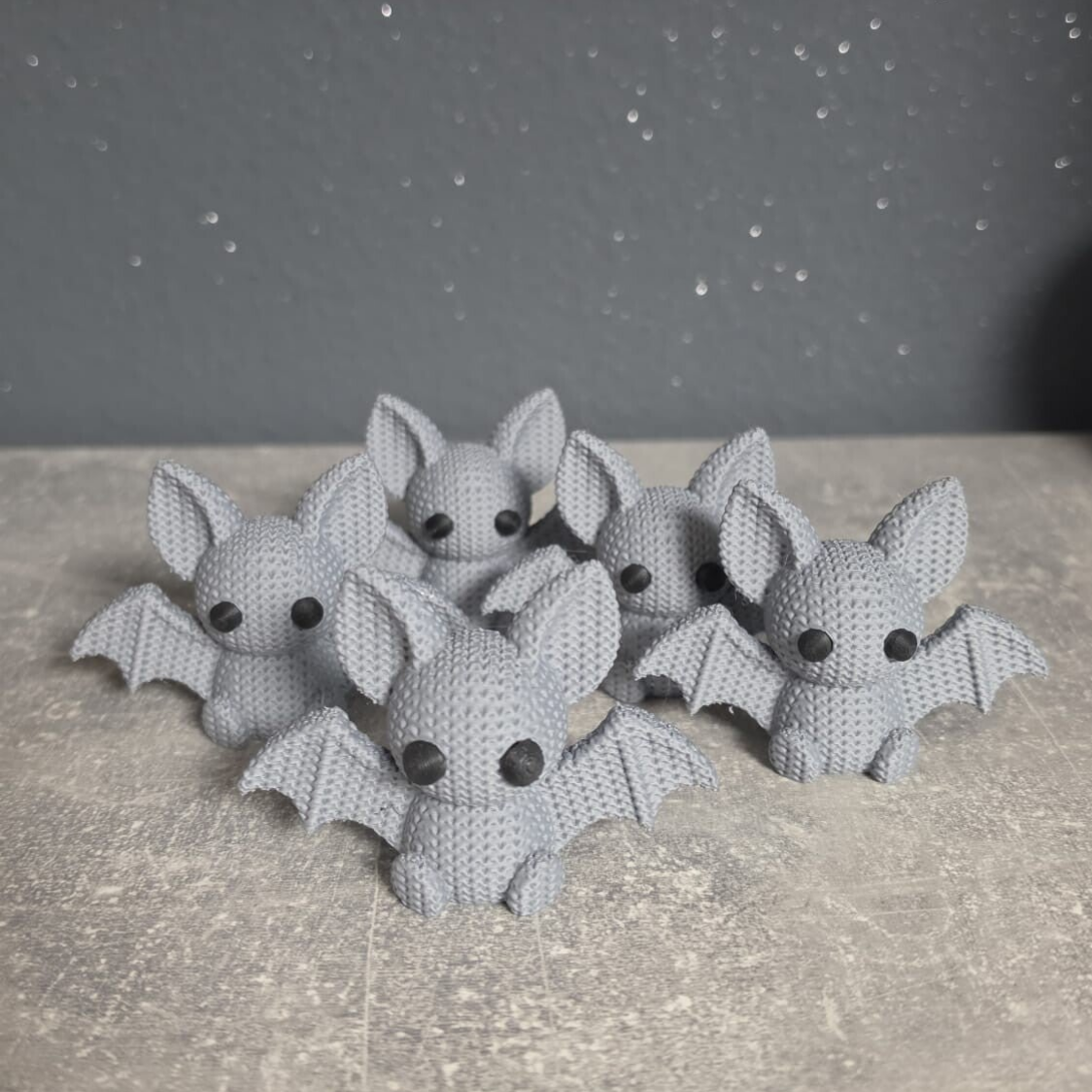 🦇Figurine Chauve-souris – Effet Crochet - Halloween