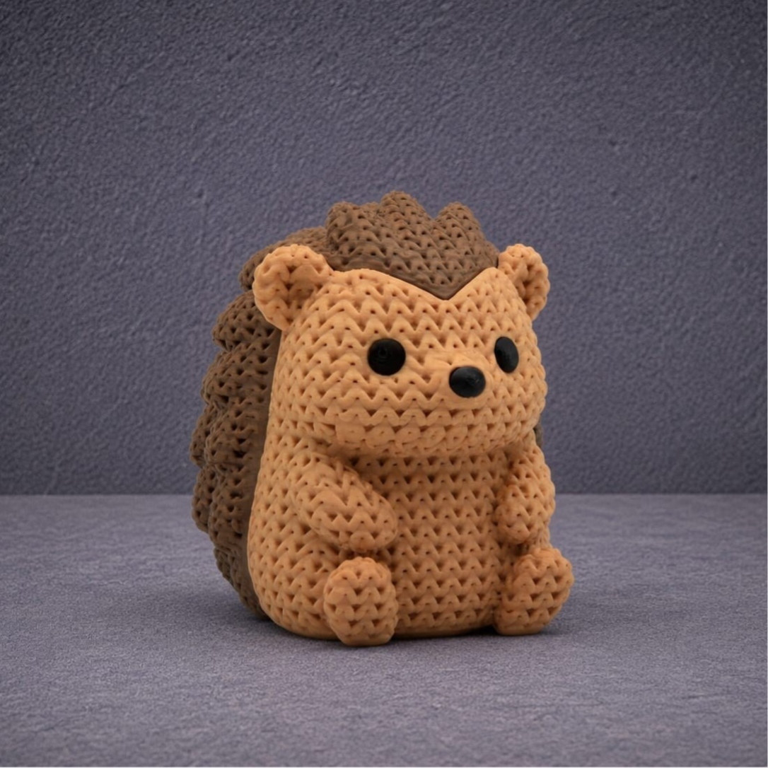 🦔 Figurine style crochet – Hedgehog Edition