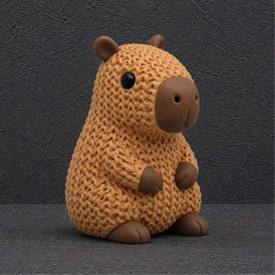 🦫 Figurine style crochet – Capybara Edition