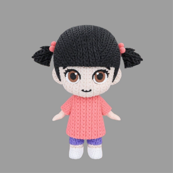 Figurine style crochet – Little Monster Friend Edition