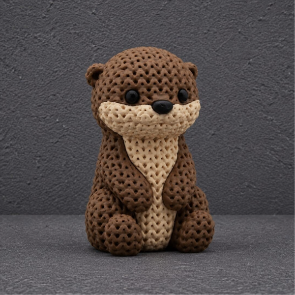 🦦 Figurine style crochet – Otter Edition
