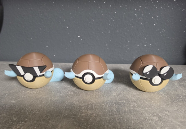 #0007 Licht Ball – Carapuce / Squirtle - Pokéball
