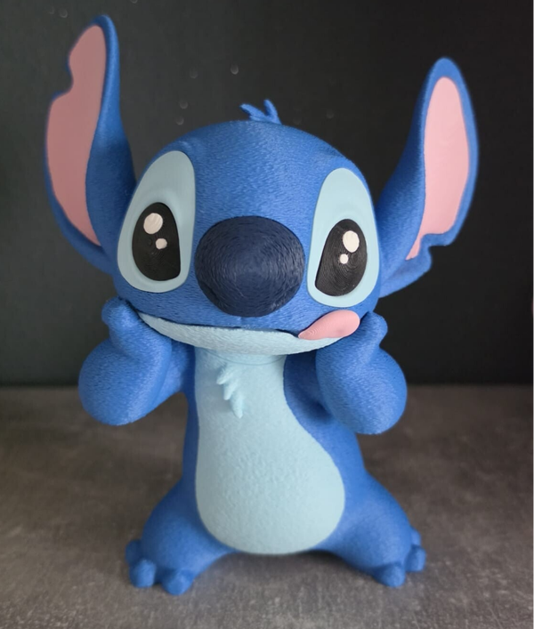 Figurine Stitch – Effet Fuzzy Skin - Disney