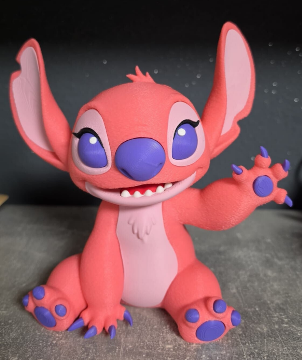 Figurine Angel – Effet Fuzzy Skin - Stitch - Disney