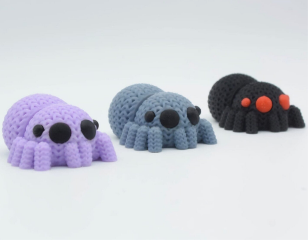 🕷️🧶 Figurine effet crochet – Araignée d’Halloween