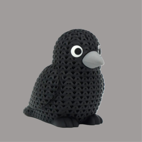 🐦‍⬛🧶 Figurine effet crochet – Corbeau d’Halloween