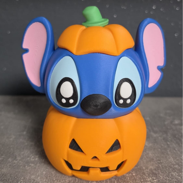 Figurine Stitch Halloween – Citrouille