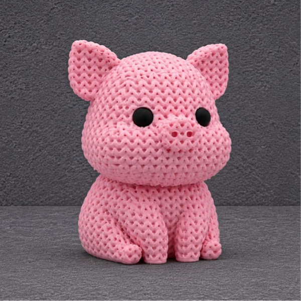 🐷 Figurine style crochet – Piglet Edition