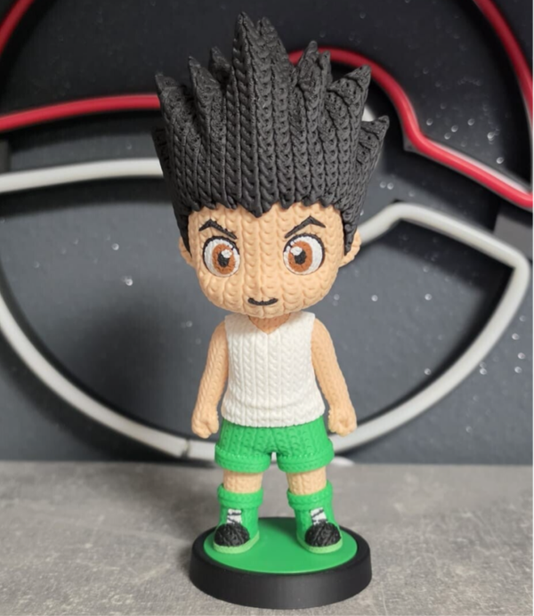 Figurine style crochet – Young Hunter Edition - Gon - Hunter x Hunter