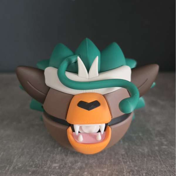 #0812 Licht Ball – Gorythmic / Rillaboom - Pokéball